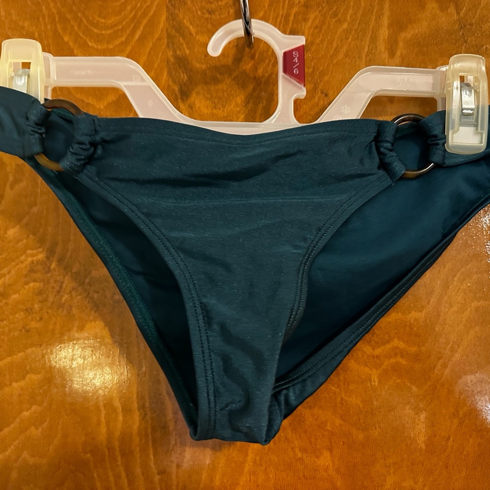 Xhilaration Dark Green Women's Bikini Bottom
